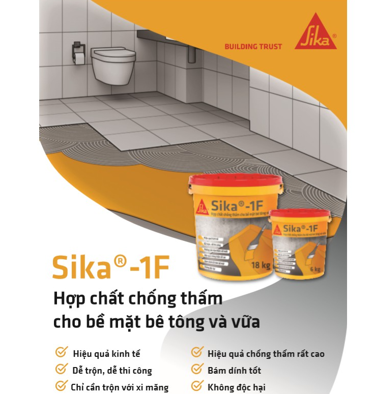 Cách sử dụng keo Sika hiệu quả trong thi công chống thấm