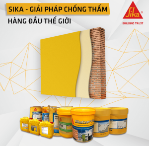 Cách sử dụng keo Sika hiệu quả trong thi công chống thấm