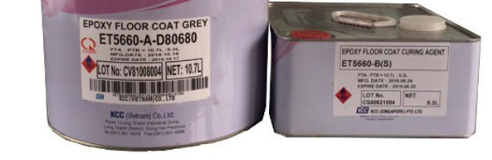Trên thùng sơn epoxy chính hãng sẽ luôn ghi rõ đầy đủ các thông tin