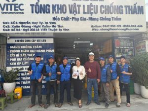 Tổng kho chống thấm tại Nghệ An