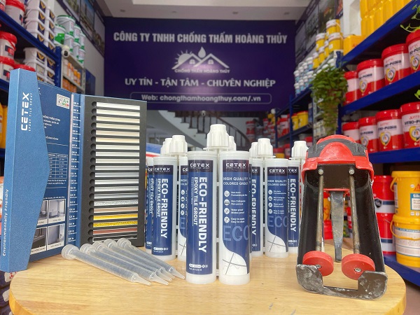 Tổng kho Chống Thấm Hoàng Thủy – Đơn vị thi công và phân phối keo chít mạch Cetex tại Hà Tĩnh uy tín, chất lượng