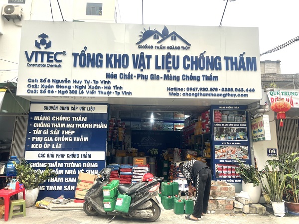 Công ty chống thấm tại Nghệ An, Hà Tĩnh Uy Tín – Hoàng Thủy