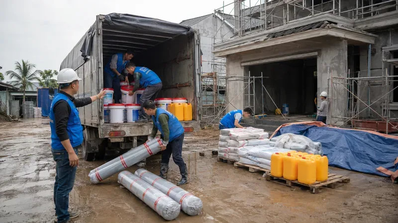 Phân phối vật liệu chống thấm tại TP Thanh Hóa, Sầm Sơn, Nghi Sơn và Bỉm Sơn